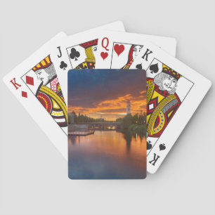 USA, Washington, Spokane, Riverfront Park Poker Cards
