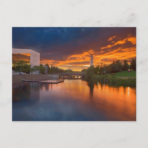 USA Washington Spokane Riverfront Park Postcard
