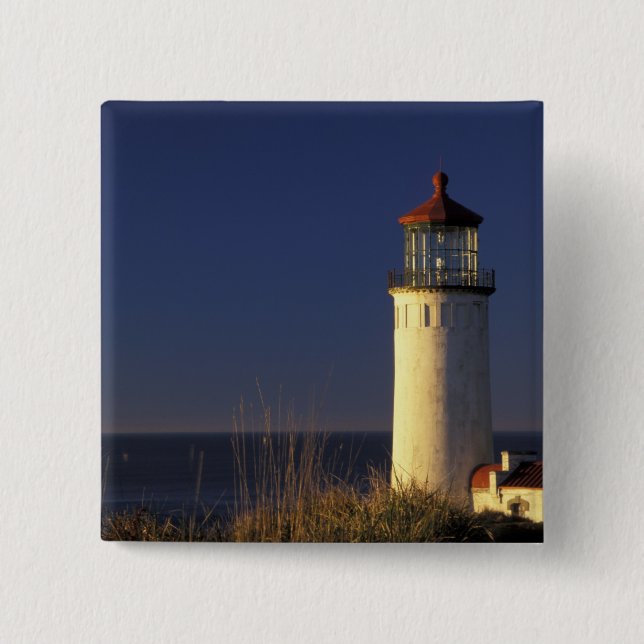 USA, Washington State, Fort Canby State Park. Button (Front)