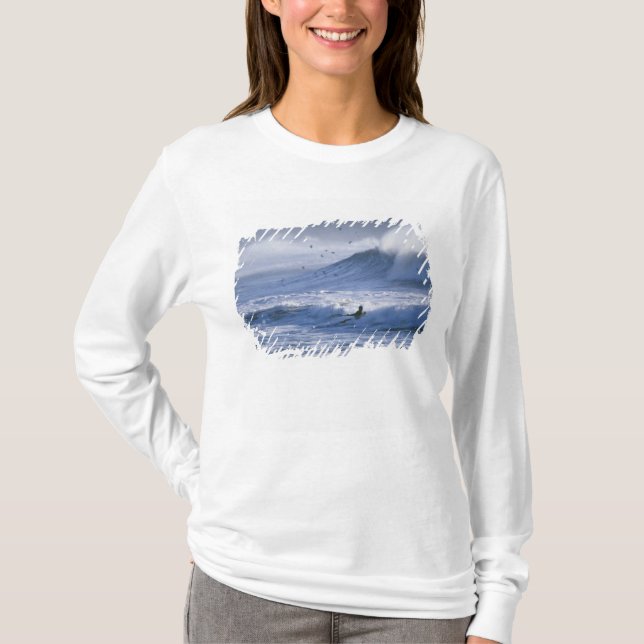 USA, Washington State, La Push. Man kayak T-Shirt (Front)