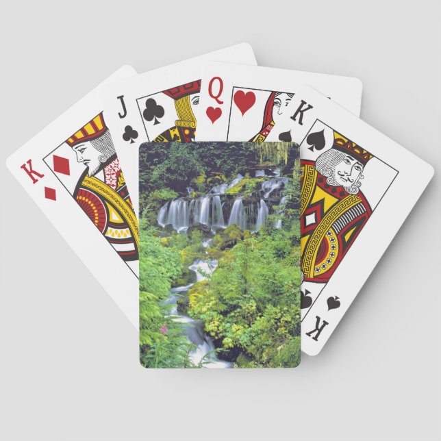USA, Washington State, Mt Adams Wilderness. Twin Poker Cards (Back)