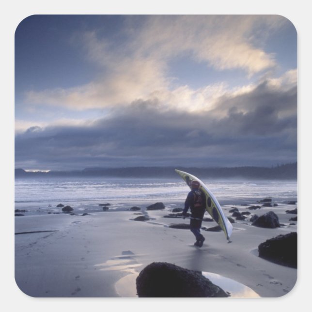 USA, Washington State, Olympic National Park. Square Sticker (Front)