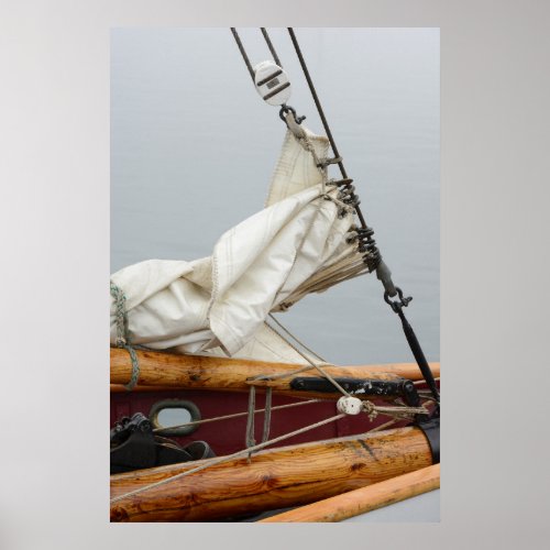 USA Washington State Port Townsend Sailboat Poster