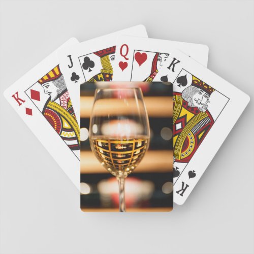 USA Washington Walla Walla Wine Glass Poker Cards