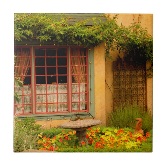 USA, Washington, Woodinville, The Herbfarm Ceramic Tile (Front)