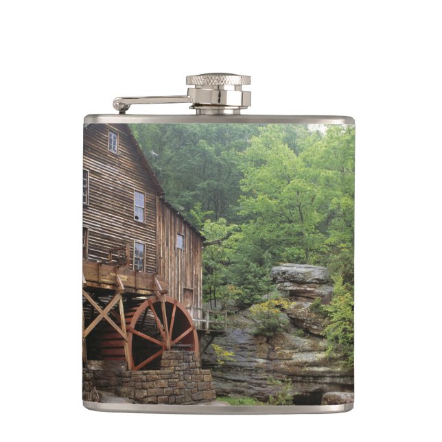 USA, West Virginia, Babcock SP. Rustic Glade Flask (Front)