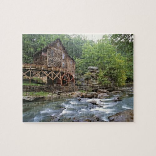 USA West Virginia Babcock SP Rustic Glade Jigsaw Puzzle