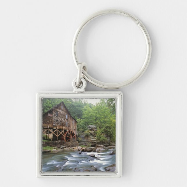 USA, West Virginia, Babcock SP. Rustic Glade Keychain (Front)