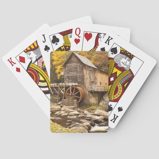 USA, West Virginia, Clifftop. Babcock State 2 Poker Cards (Back)