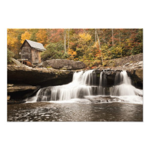 USA, West Virginia, Clifftop. Babcock State Photo Print