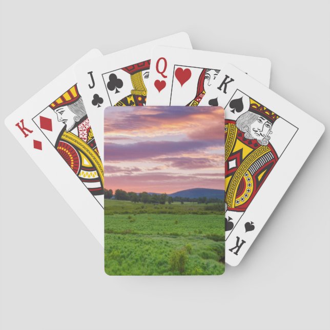 USA, West Virginia, Davis. Landscape Poker Cards (Back)