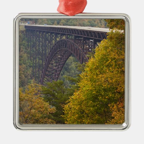 USA West Virginia Fayetteville New River Metal Ornament