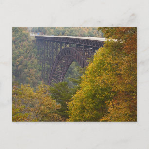 USA, West Virginia, Fayetteville. New River Postcard