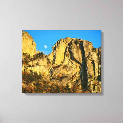 USA West Virginia Spruce Knob_Seneca Rocks 2 Canvas Print