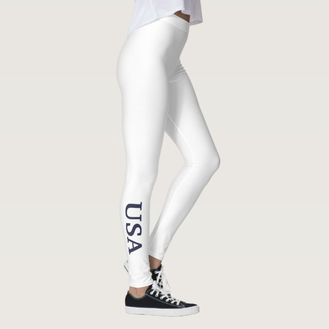 USA White Leggings (Right)