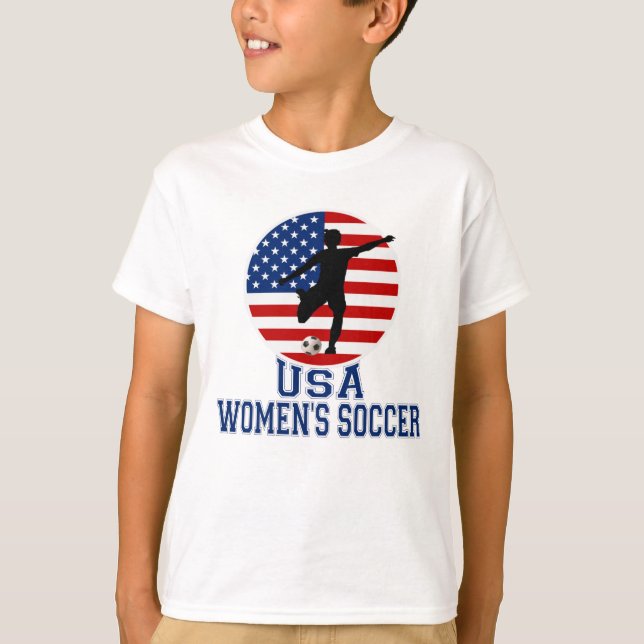 USA Women's Soccer T-Shirt (Front)