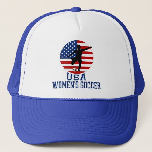 USA Womens Soccer Trucker Hat