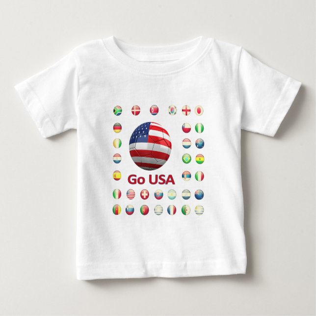 USA  World Cup 2010 South Africa Baby T-Shirt (Front)