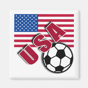 USA World Soccer Fan Tshirts Magnet