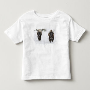 USA, WY, Yellowstone NP, American Bison (Bison Toddler T-shirt