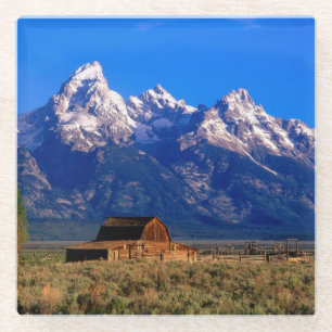 USA, Wyoming, Grand Teton National Park Glass Coaster
