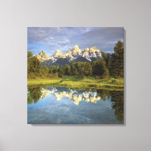 USA Wyoming Grand Teton National Park Grand 2 Canvas Print