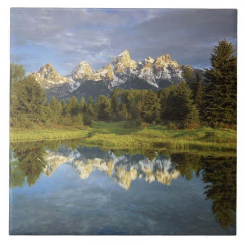 USA Wyoming Grand Teton National Park Grand 2 Tile