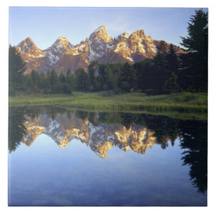 USA, Wyoming, Grand Teton National Park. Grand Ceramic Tile