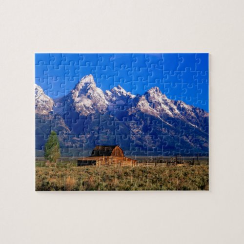 USA Wyoming Grand Teton National Park Morning Jigsaw Puzzle