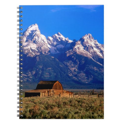 USA Wyoming Grand Teton National Park Morning Notebook