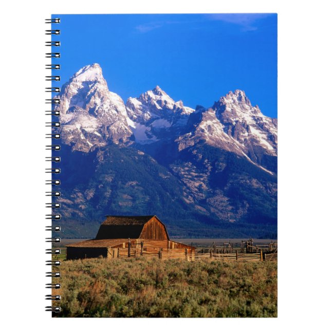 USA, Wyoming, Grand Teton National Park, Morning Notebook (Front)