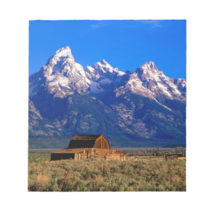 USA, Wyoming, Grand Teton National Park, Morning Notepad
