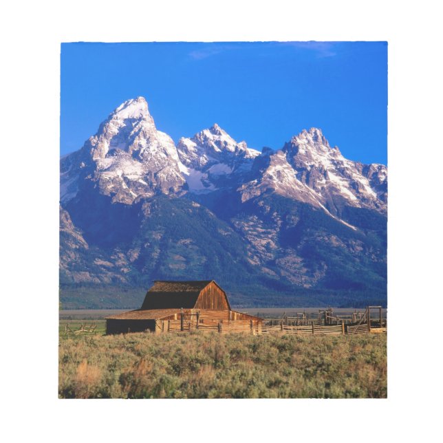 USA, Wyoming, Grand Teton National Park, Morning Notepad (Front)