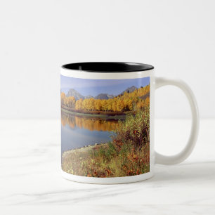 USA, Wyoming, Grand Teton National Park. Mt. 2 Two-Tone Coffee Mug