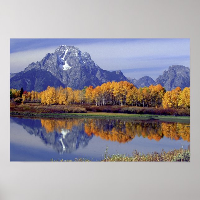 USA, Wyoming, Grand Teton National Park. Mt. Poster (Front)