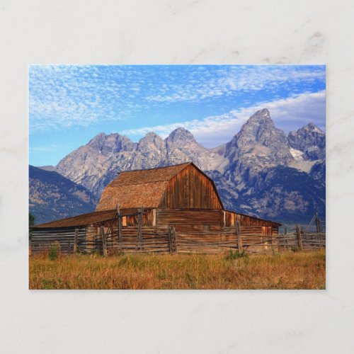 USA Wyoming Grand Teton National Park Postcard