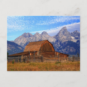 USA, Wyoming, Grand Teton National Park. Postcard