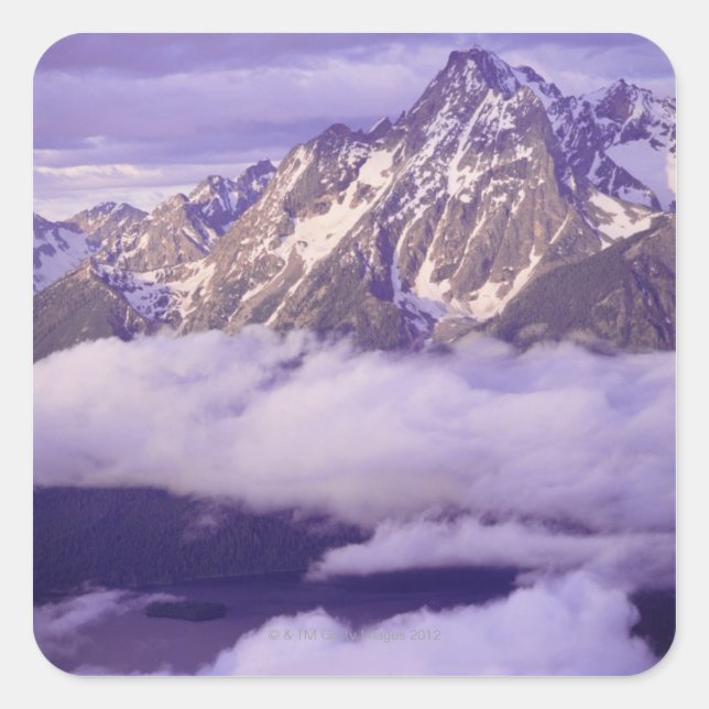 USA, Wyoming, Grand Teton National Park, Square Sticker (Front)