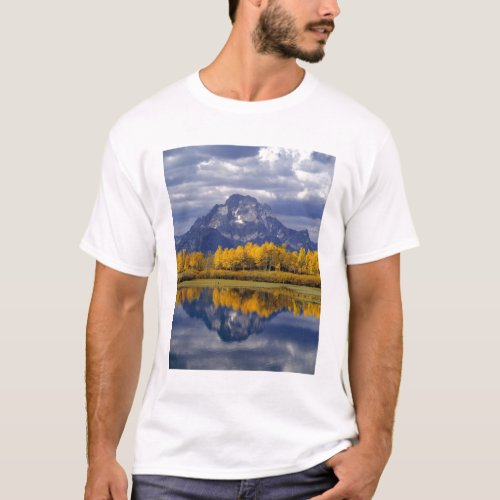 USA Wyoming Grand Teton NP Against the T_Shirt