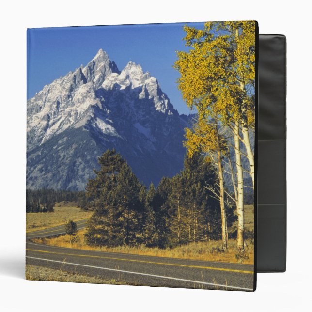 USA, Wyoming, Grand Teton NP. Teton Parkway Binder (Front/Inside)