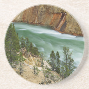 USA, Wyoming, Yellowstone National Park Sandstone Coaster