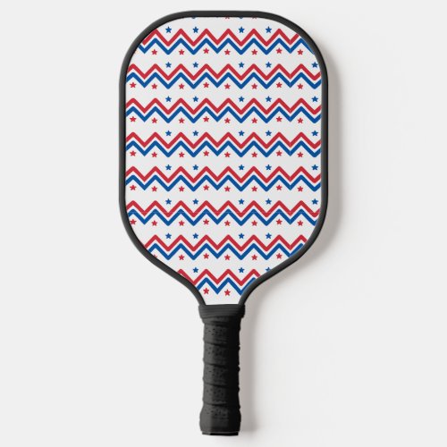 USA zig zag pattern design Pickleball Paddle