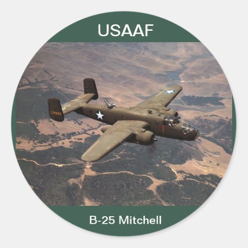 USAAF B_25 Mitchell Sticker