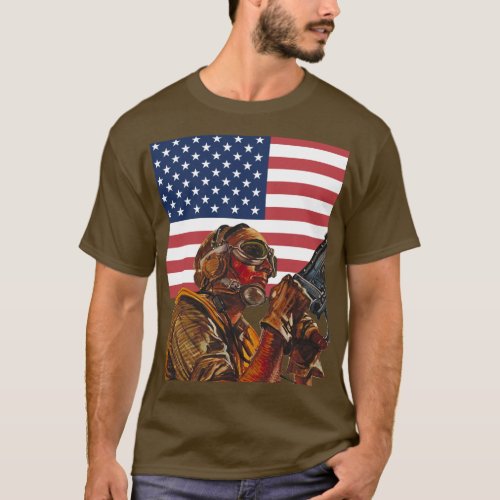 USAAF _ The Mighty Eighth _ Vintage image T_Shirt