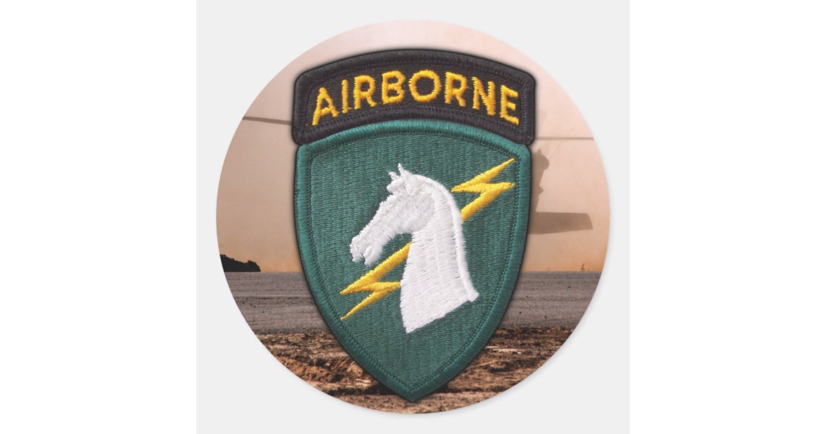 USACAPOC(A) 1st Special Ops patch Sticker | Zazzle