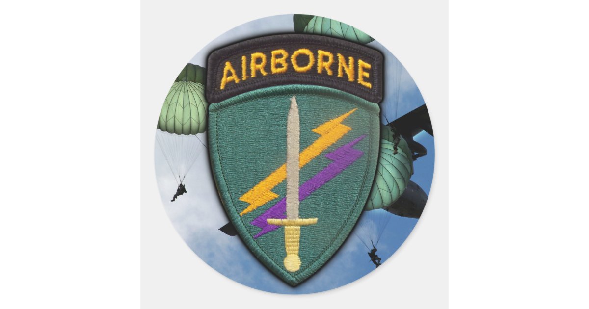 USACAPOC(A) Special Ops patch Sticker | Zazzle