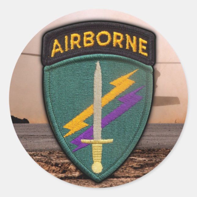 USACAPOC(A) Special Ops patch Sticker (Front)