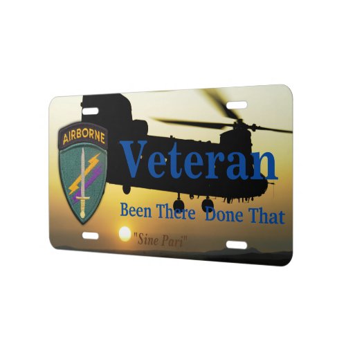 usacapoc special ops civil affairs veterans vets license plate