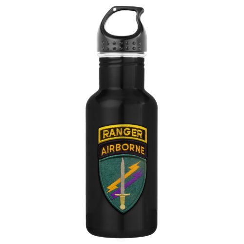 USACAPOC Special Ops Patch Stainless Steel Water Bottle