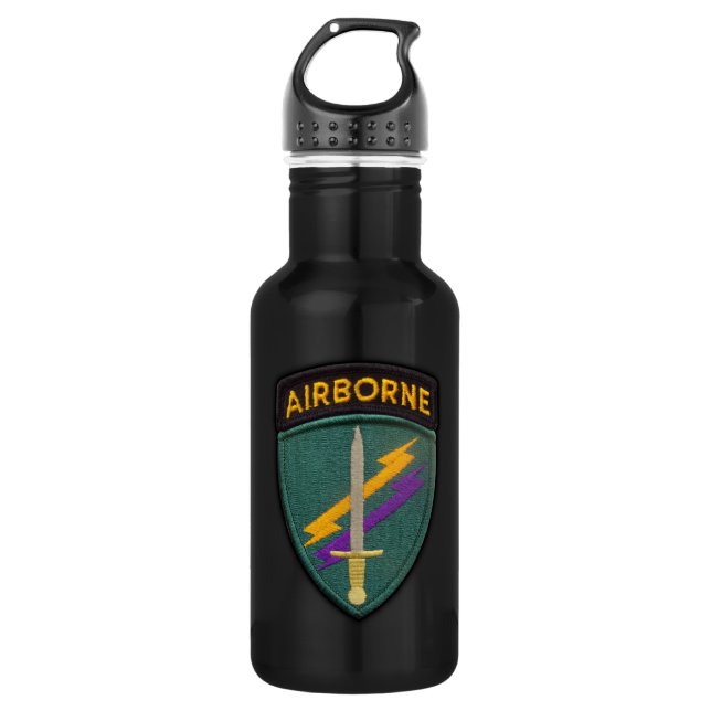 USACAPOC Special Ops Patch Water Bottle (Front)